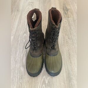 Sorel Kaufman Mark X Winter Snow Caribou Boots Size 10 Waterproof